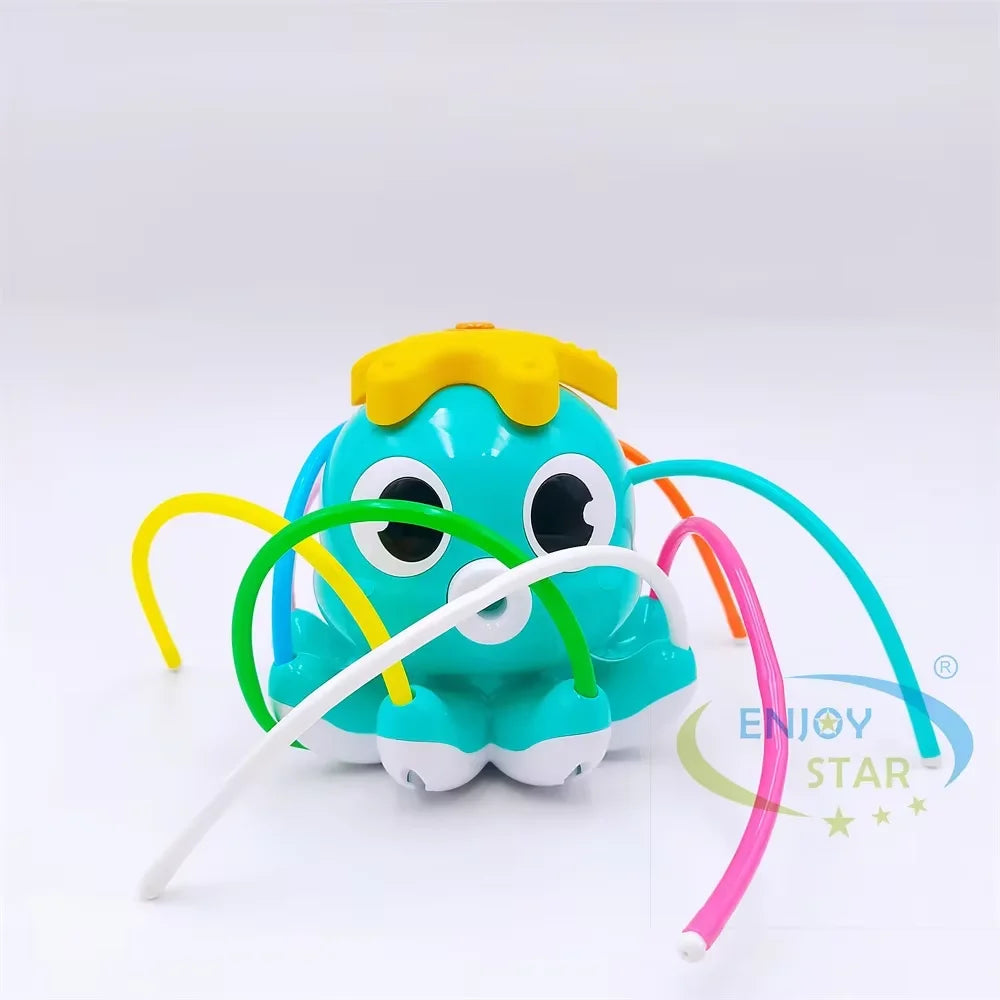 Water Spray Toy Hydrant Sprinkler Outdoor Backyard Garden Water Toys Summer Yard Cartoon Splash Sprinkler Baby Bath Toy for Kids