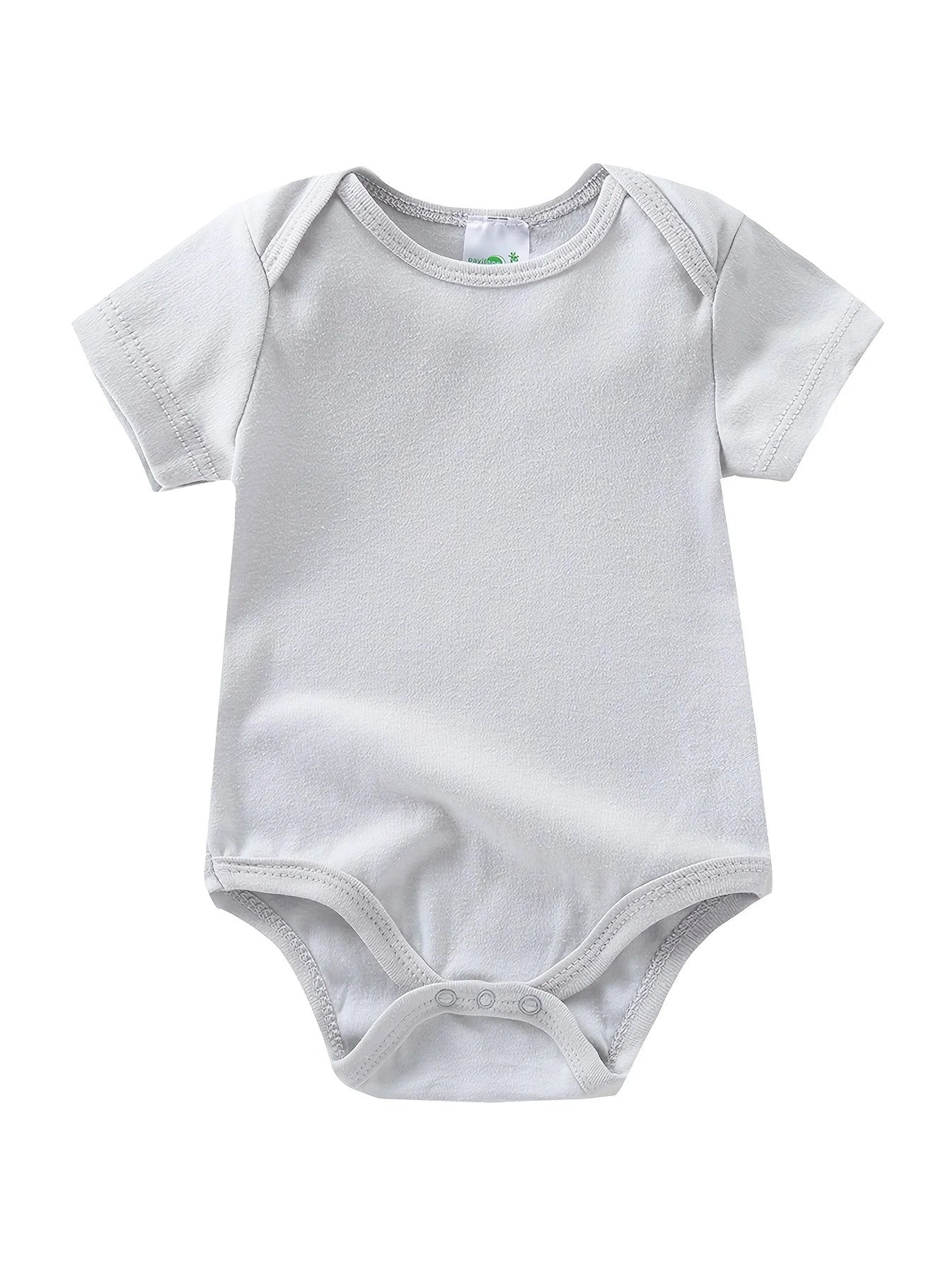 5pcs Newborn Baby Boy Short Sleeve Bodysuits, Cotton Cute Dinosaur Cartoon Rompers, Infant 1pc Jumpsuits, Round Neck Summer Outfits, Hospital Bag Essentials (Boys), Perfect for Outdoor