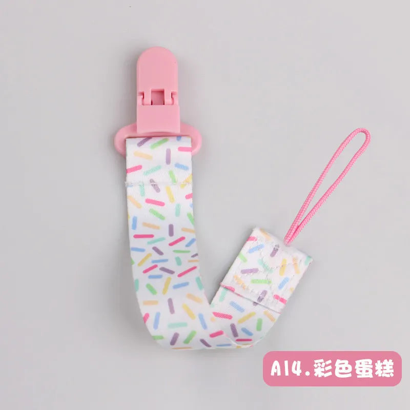 1Pcs DIY Baby Pacifier Clips Pacifier Chain Dummy Clip Nipple Holder For Nipples Children Pacifier Clip Soother Holder Teething
