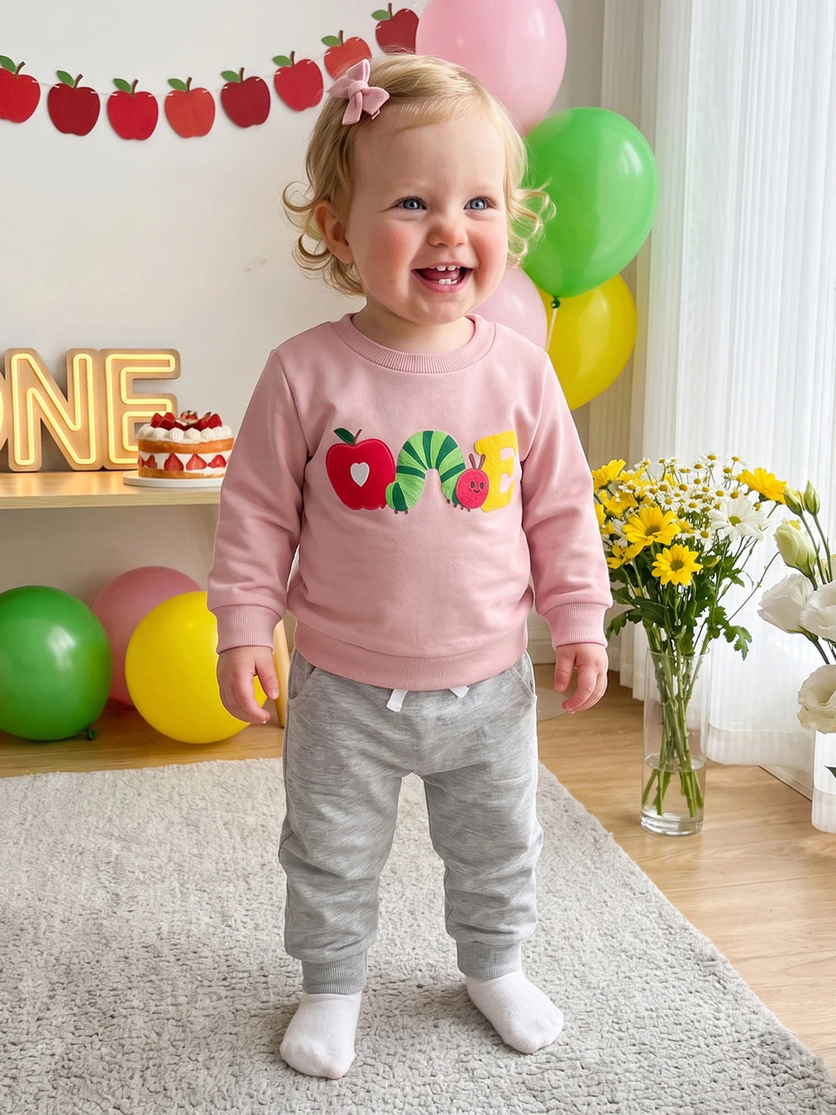 Long-Sleeve Pants Girl Birthday Outfits Outfits Long Sleeve Long Long-Sleeve-Round Birthday Baby Top Rated