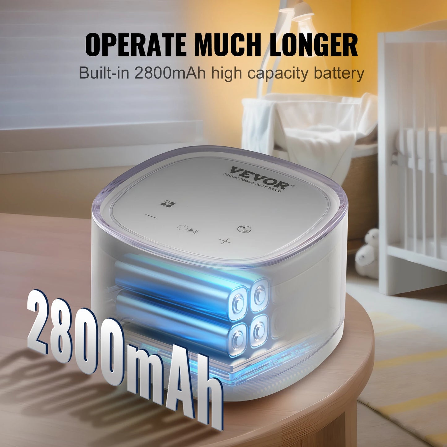 Breast Pump Portable 2800mAH Rechargeable Double Electric Breast Pumps Anti-Backflow Breastfeeding Pump w/ LED Display
