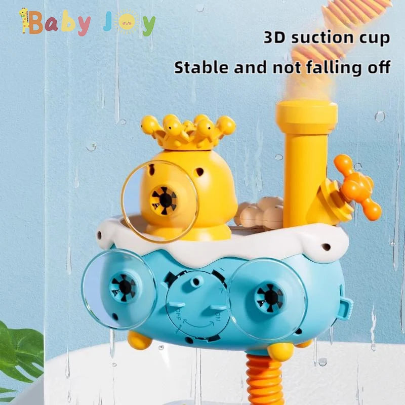 Baby bath toy Bath Shower for Toddler Children's electric splashing baby Sunflower Yellow Duck shower boy girl spray gift