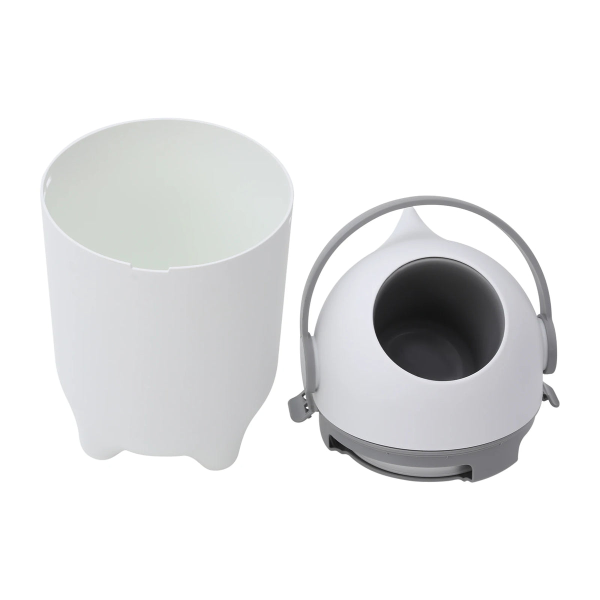 Diaper Pail with Airtight Lid, 3.96 Gal Nursery Trash Can, Odor Lock PP Diaper Bin for Baby, Holds 16 Diapers