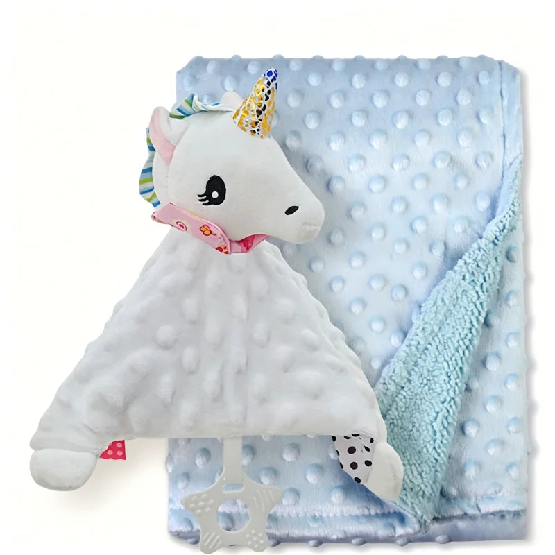 Custom Bibi Name Baby Sleeping Dolls Set with Duvet Blanket Bedding And Towel Cover - Baptism Gift for Newborns