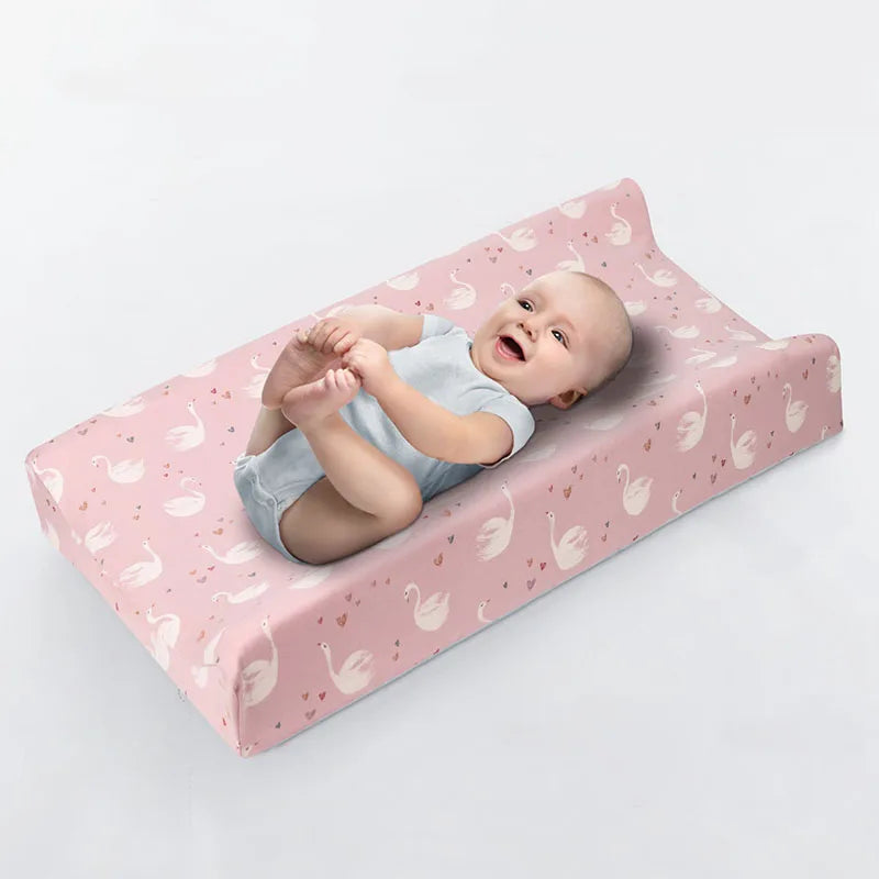 Reusable Diaper Changing Table Cloth Cover for 80*40*9cm Changing Table Pads Muslin Changing Pad Cover Mat for Baby Newborn