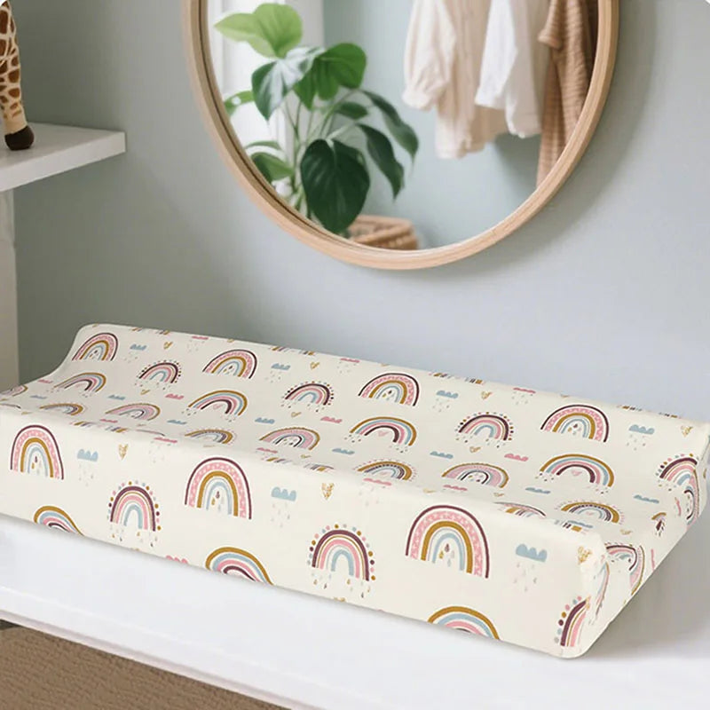 Reusable Diaper Changing Table Cloth Cover for 80*40*9cm Changing Table Pads Muslin Changing Pad Cover Mat for Baby Newborn
