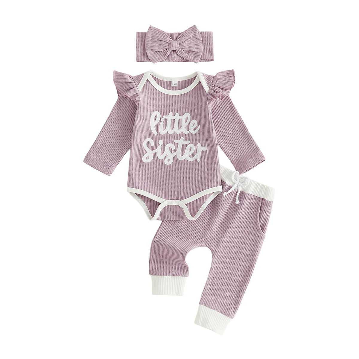 Pants Long Romper Pants Letter Letter Embroidery Romper Romper Pants Headband Sleeve Letter Embroidery