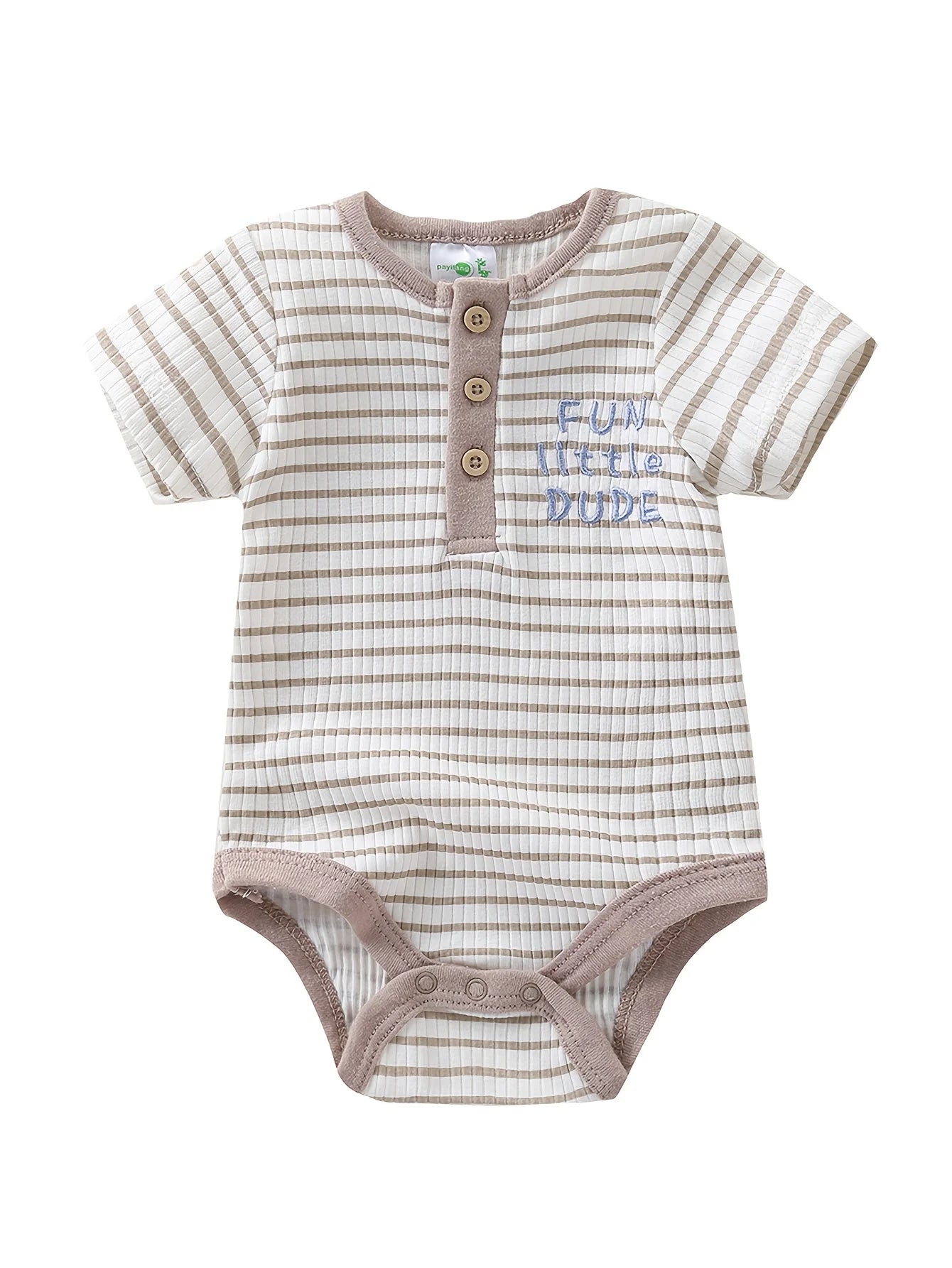 5pcs Newborn Baby Boy Short Sleeve Bodysuits, Cotton Cute Dinosaur Cartoon Rompers, Infant 1pc Jumpsuits, Round Neck Summer Outfits, Hospital Bag Essentials (Boys), Perfect for Outdoor