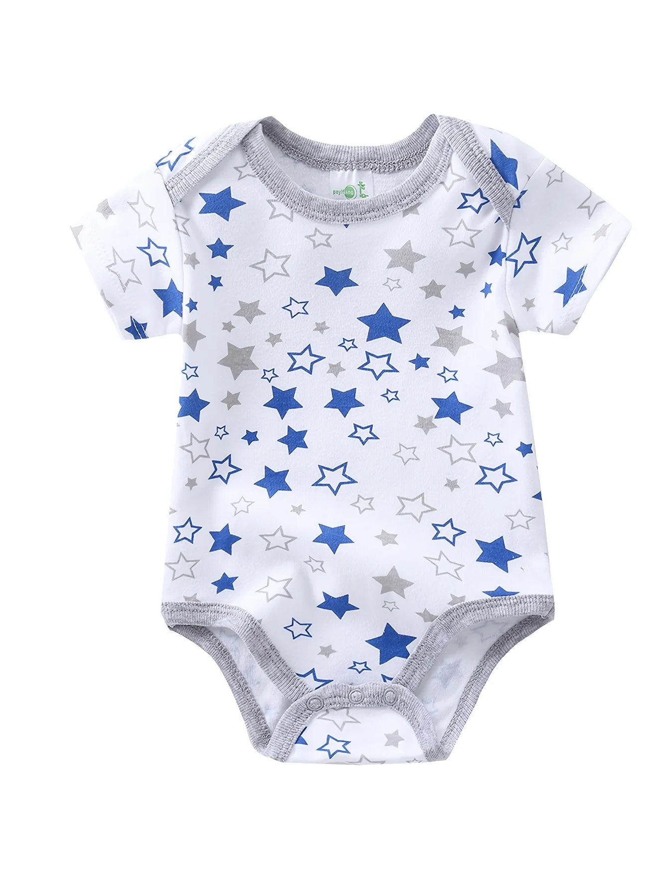 5pcs Baby Boy Triangle Rompers, Creative Baby Bodysuits, Short Crawler Onesies, Short Sleeve Jumpsuits with Sailboat Pattern, Soft Breathable Casual Infant Clothes, Newborn Hospital Essentials,  for Outdoor