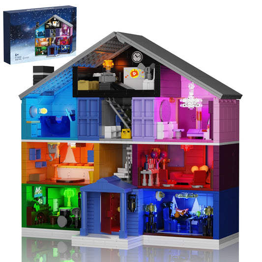 Valentine House Building Block Set Christmas Day Valentine's Day Gift for Women and Friend(1426 PCS)