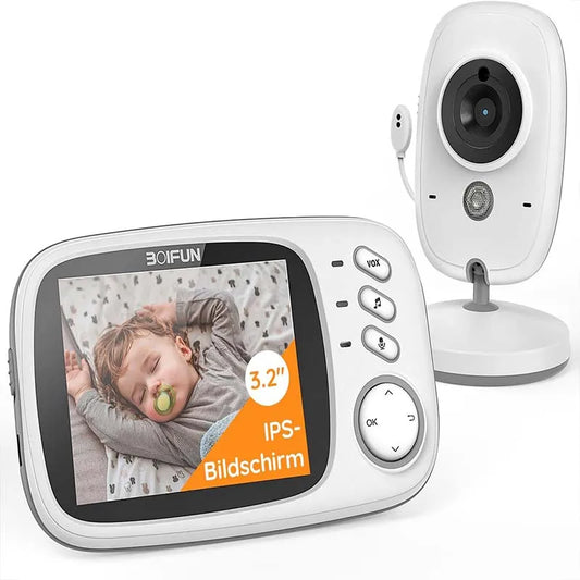 3.2 Inch Digital LCD Screen Wireless Baby Monitor with Camera,  Surveillance with  VOX, Night Vision,Temperature Monitor